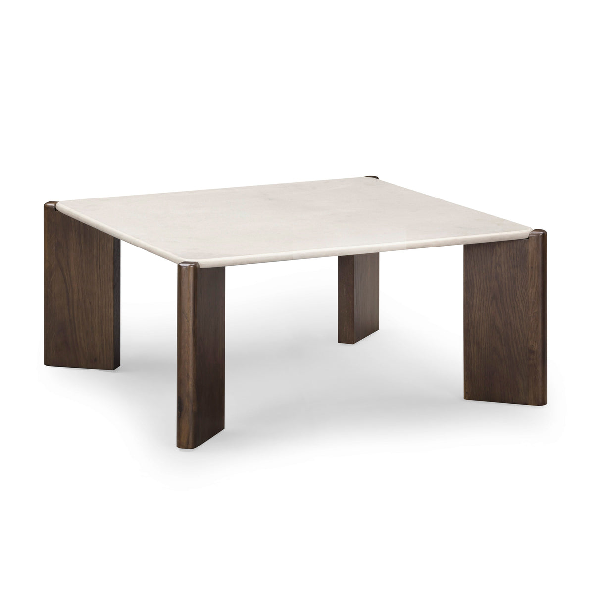 TOV Furniture Restis Cream Quartz 33.5in Square Coffee Table