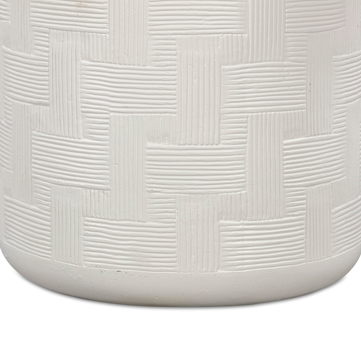 TOV Furniture Suraya Ivory Concrete Indoor/Outdoor Side Table
