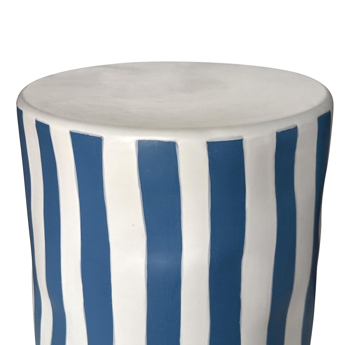 TOV Furniture Tempest Indoor/Outdoor Ceramic Table in Stripes