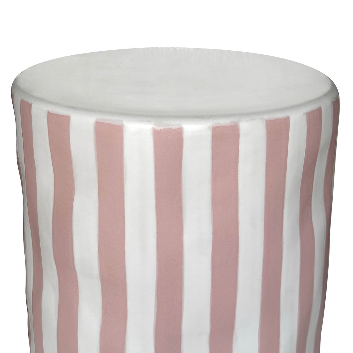 TOV Furniture Tempest Indoor/Outdoor Ceramic Table in Stripes
