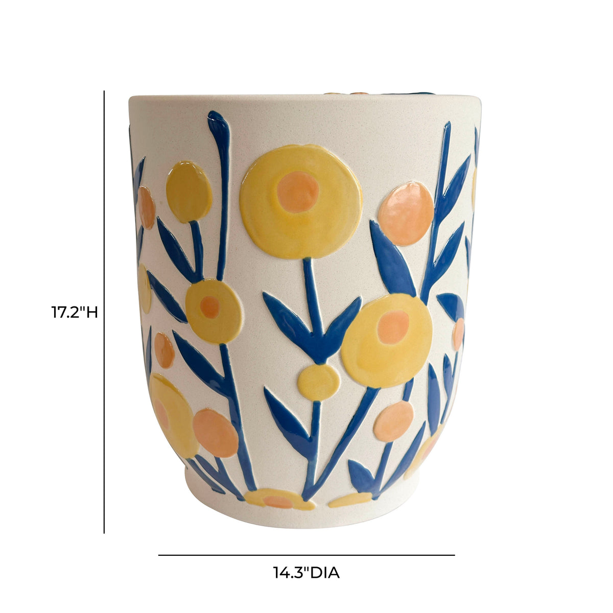 TOV Furniture Ceramic Summer Garden Indoor/Outdoor Table