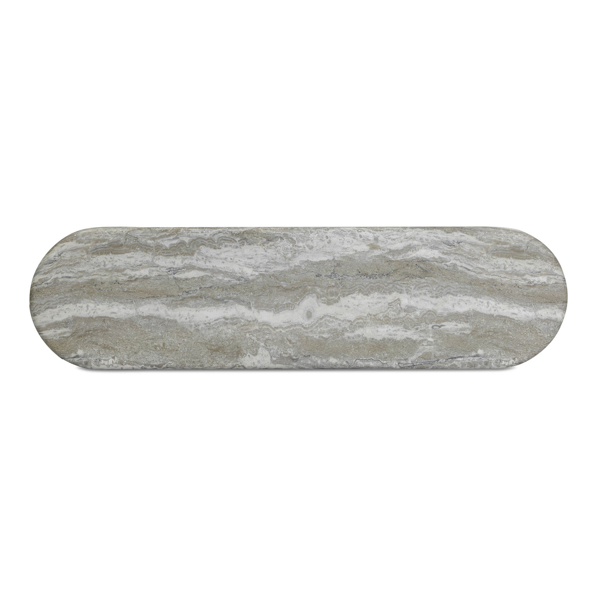 TOV Furniture Hyre Faux Stone Concrete Indoor/Outdoor Console Table