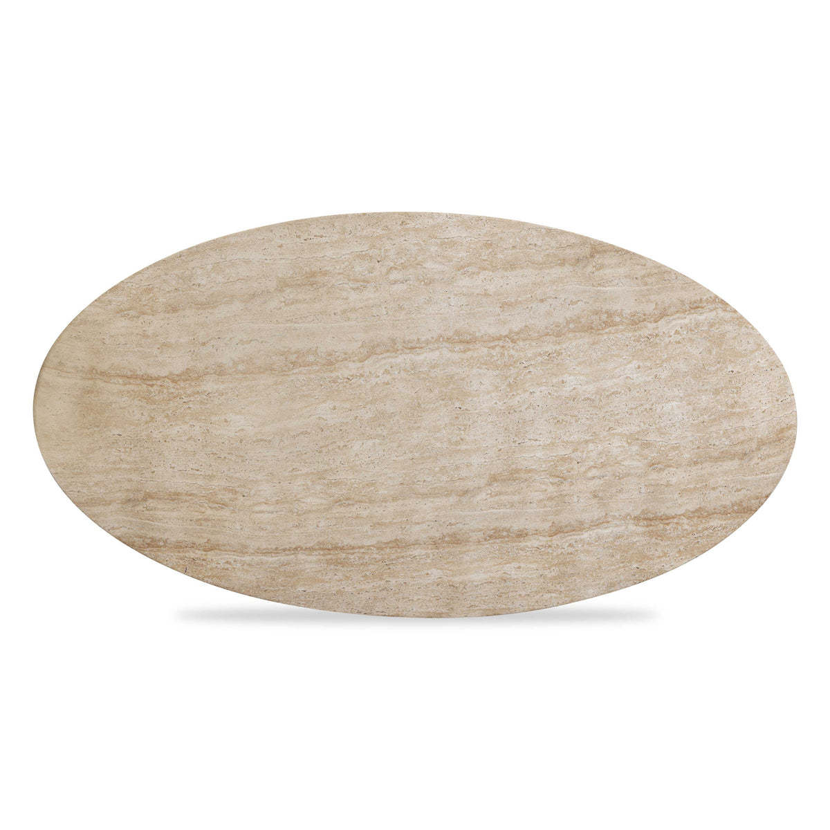 TOV Furniture Sonia Faux Travertine Concrete Indoor/Outdoor Coffee Table