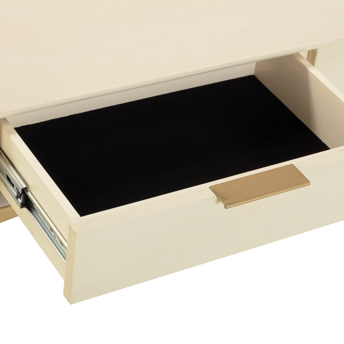TOV Furniture Pesce Faux Shagreen 3-Drawer Console Table