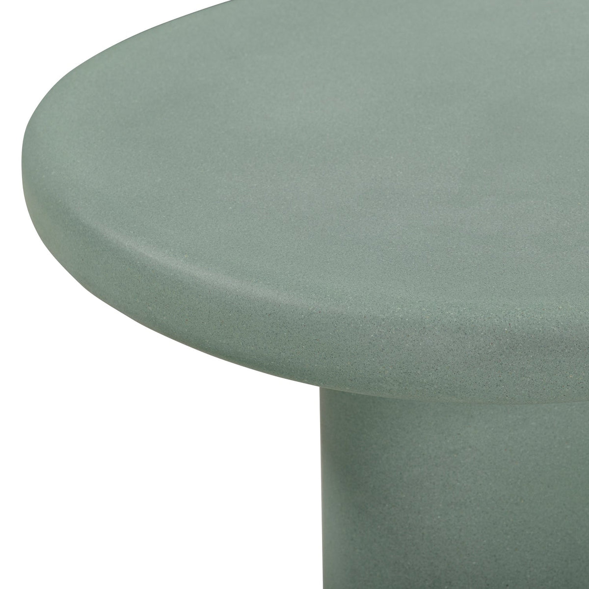 TOV Furniture Jade Green Concrete Indoor/Outdoor Side Table