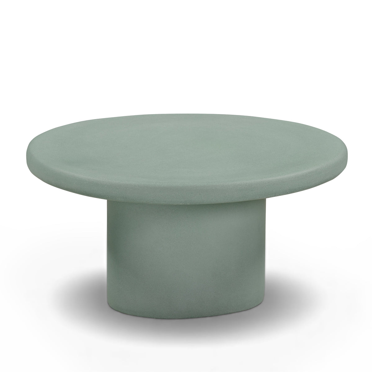 TOV Furniture Jade Green Concrete Indoor/Outdoor Coffee Table