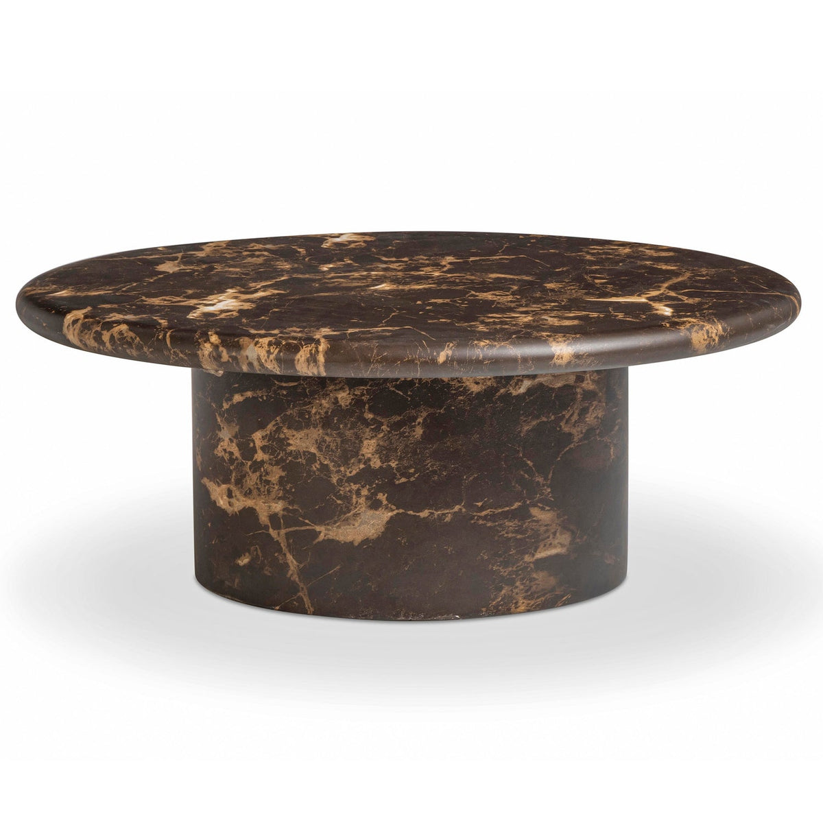 TOV Furniture Byron Dark Brown Faux Marble Indoor/Outdoor Coffee Table