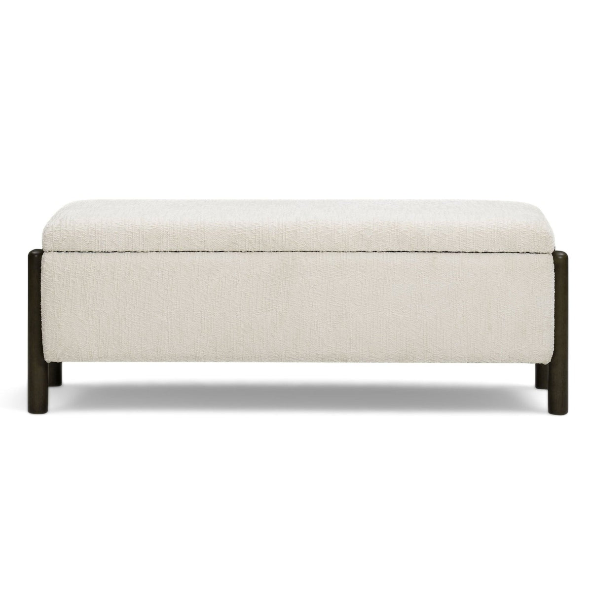 TOV Furniture Abby Nubby Cream Storage Bench