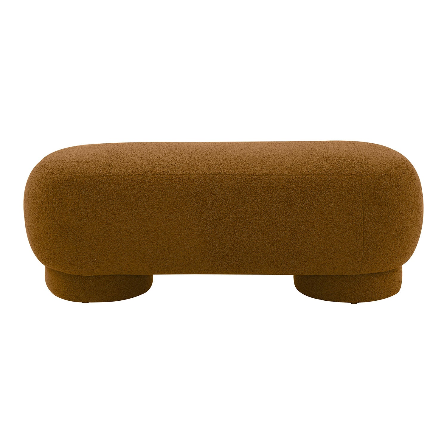 TOV Furniture Mara Vegan Shearling Ottoman