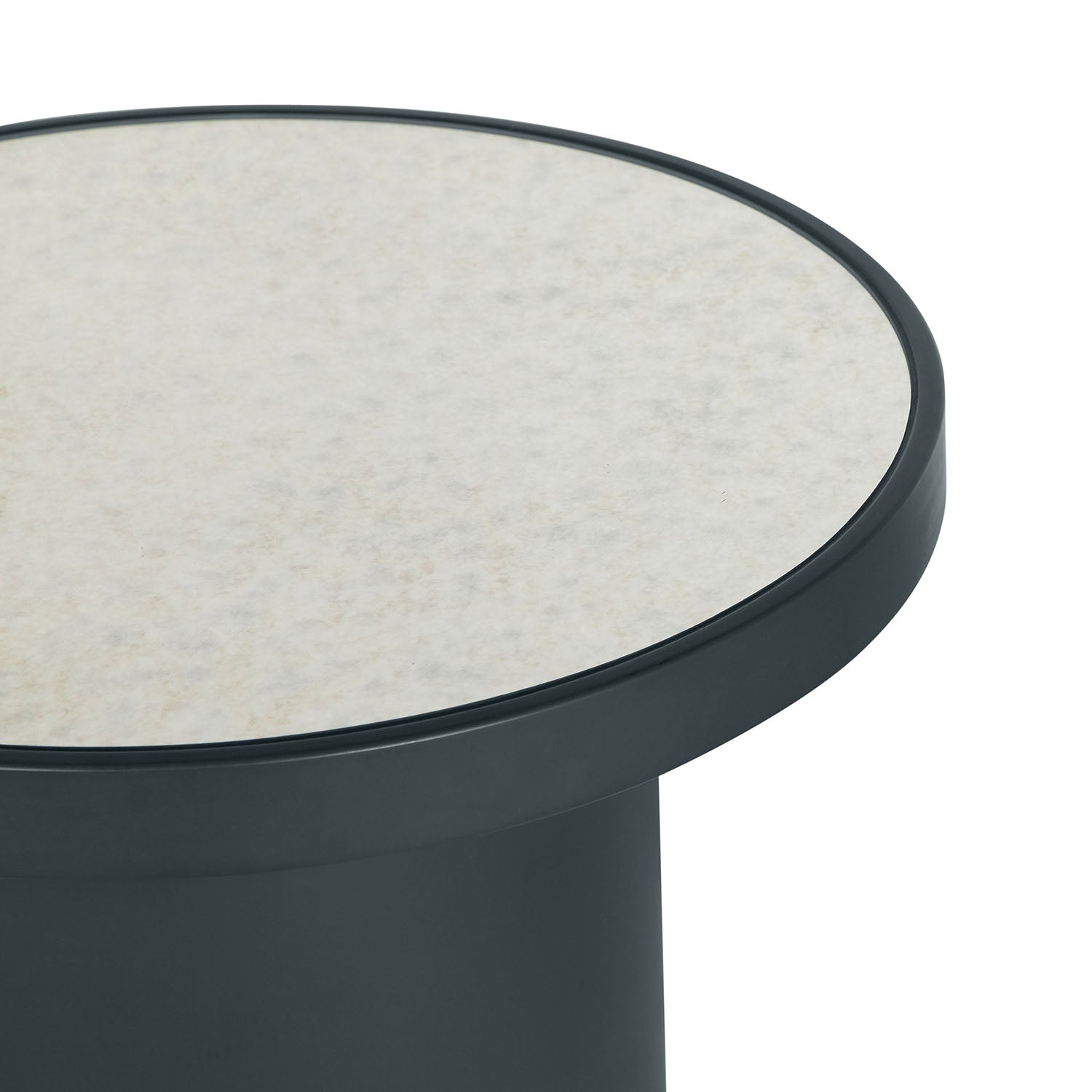 TOV Nautilus Mirrored Side Table