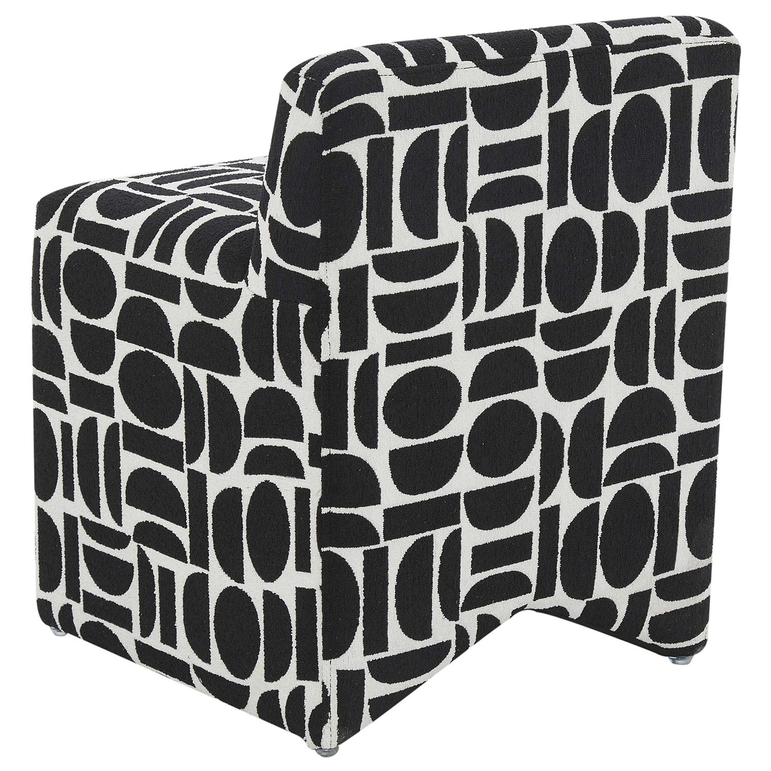 TOV Furniture Pippa Geometric Jacquard Weave Stool