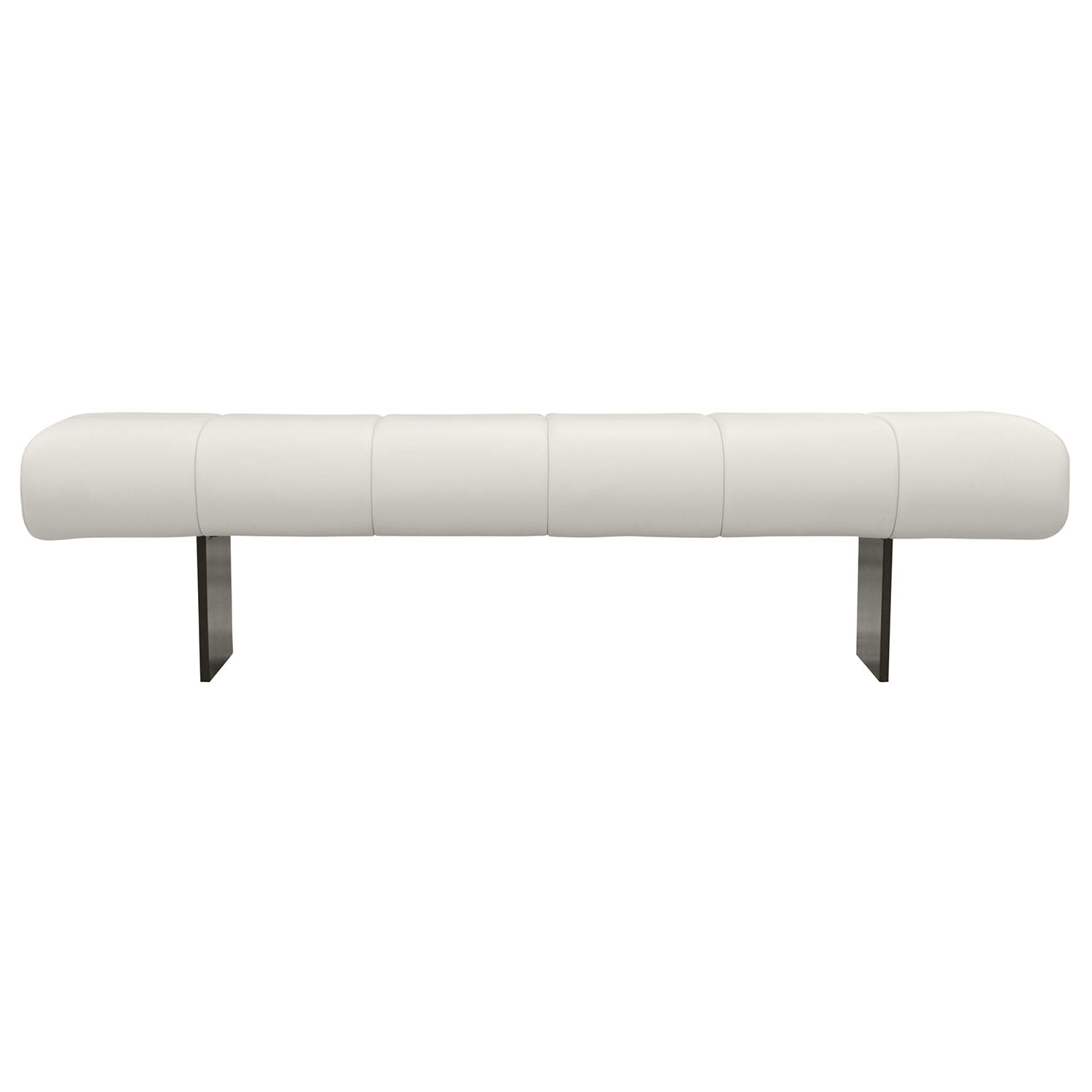 TOV Furniture Karol Cream Performance Vegan Leather Bench