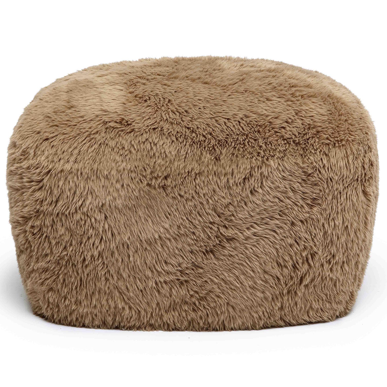 TOV Furniture Britt Vegan Shearling Ottoman