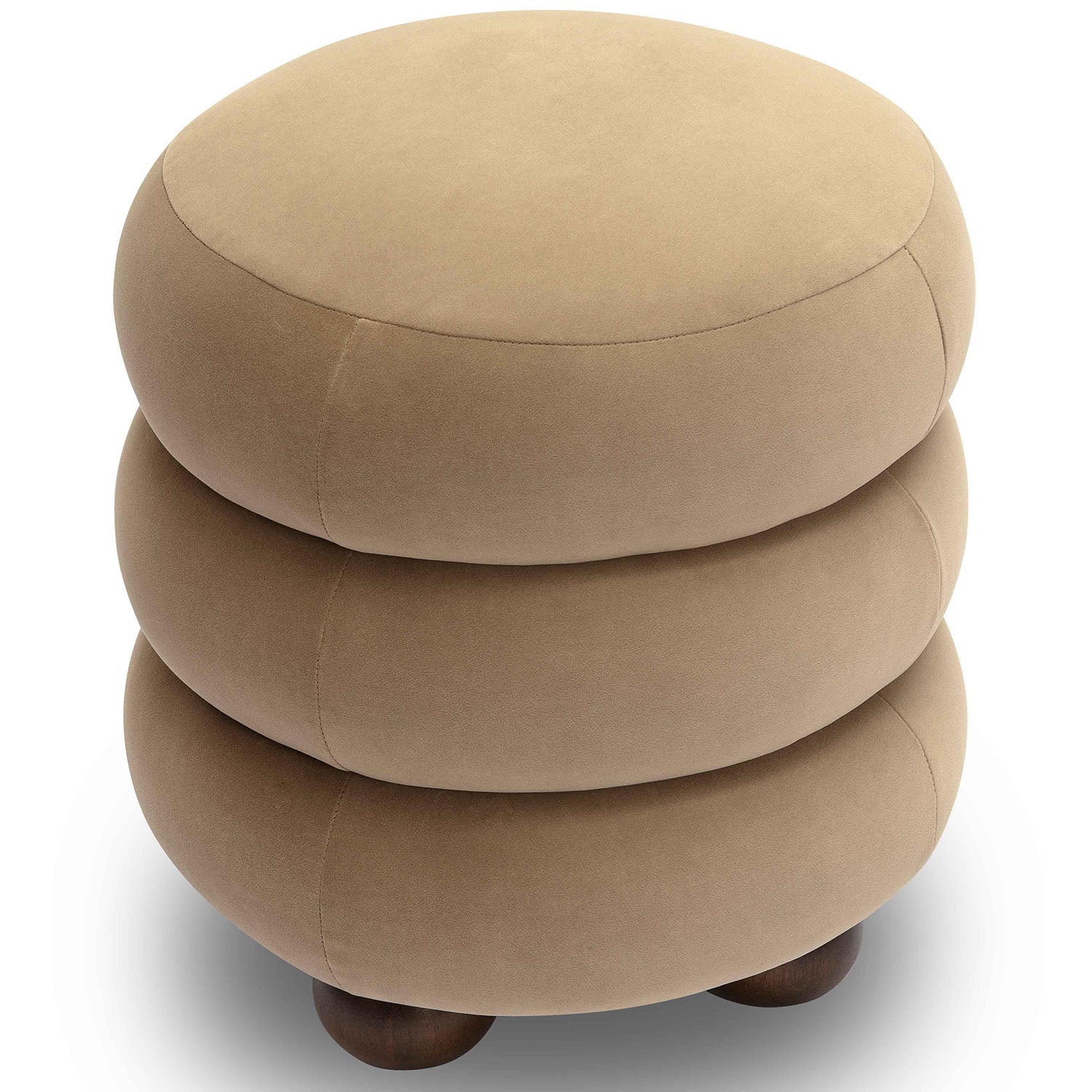 TOV Furniture Stefanie Velvet Ottoman