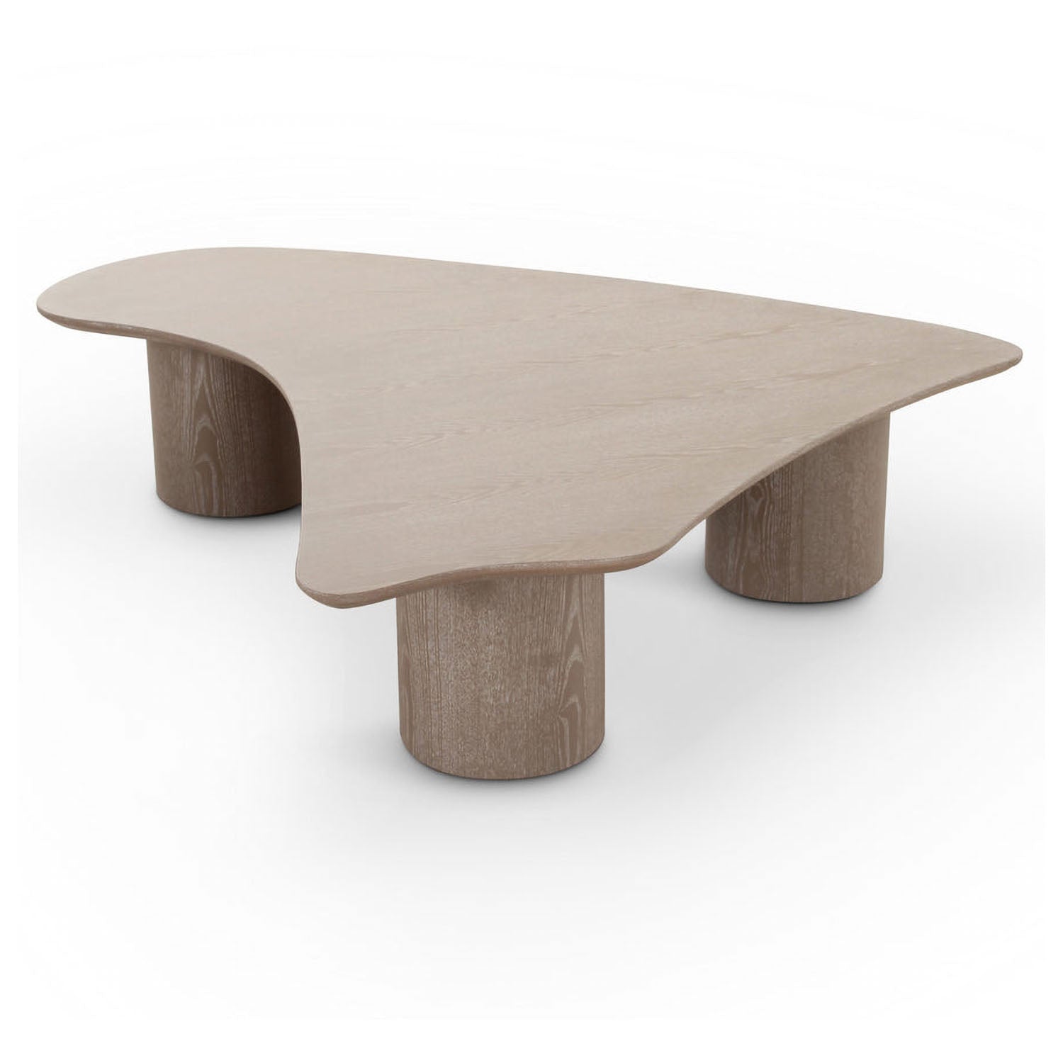 TOV Furniture Rhema Washed Ash Organic Low Coffee Table