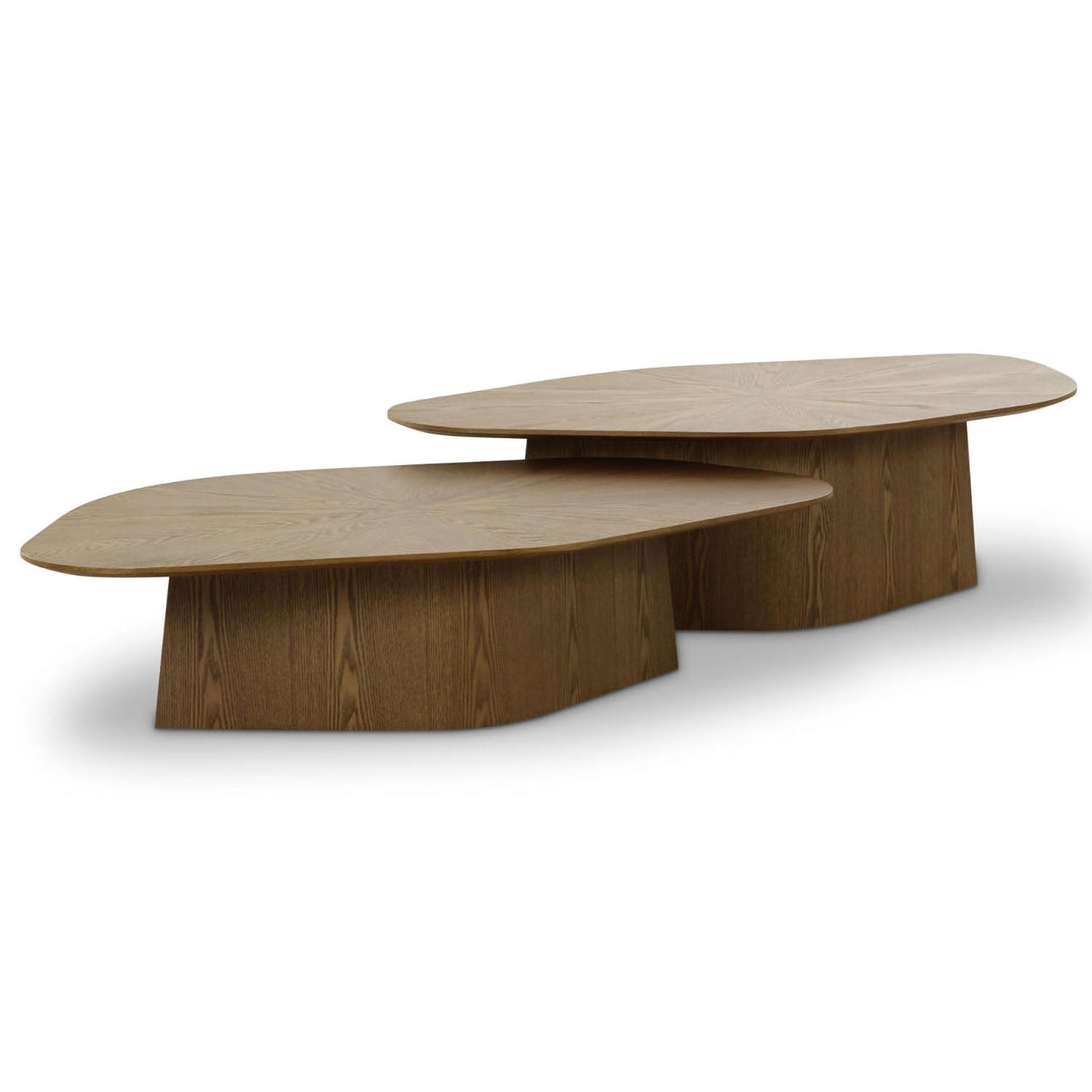 TOV Furniture Roche Black Ash Nesting Coffee Table Set