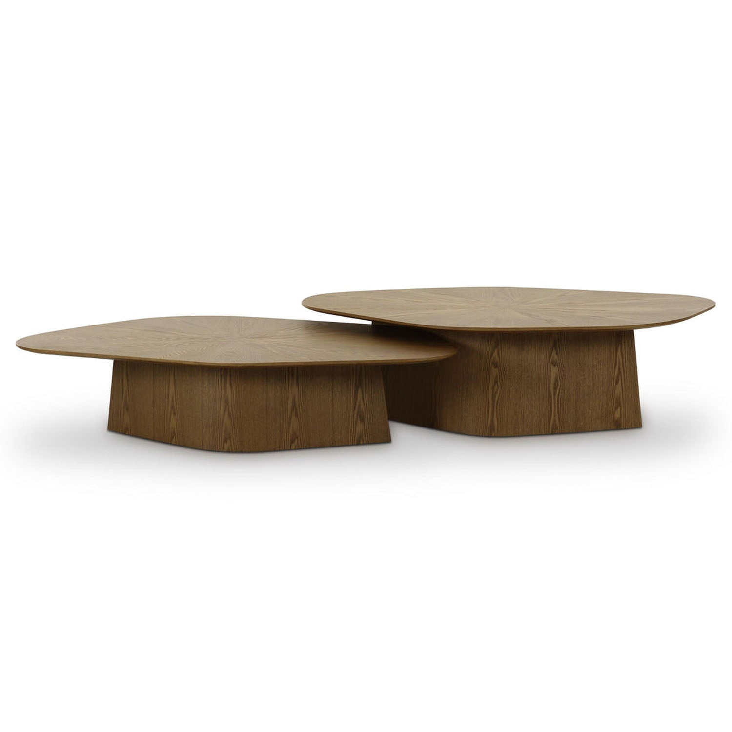 TOV Furniture Roche Black Ash Nesting Coffee Table Set