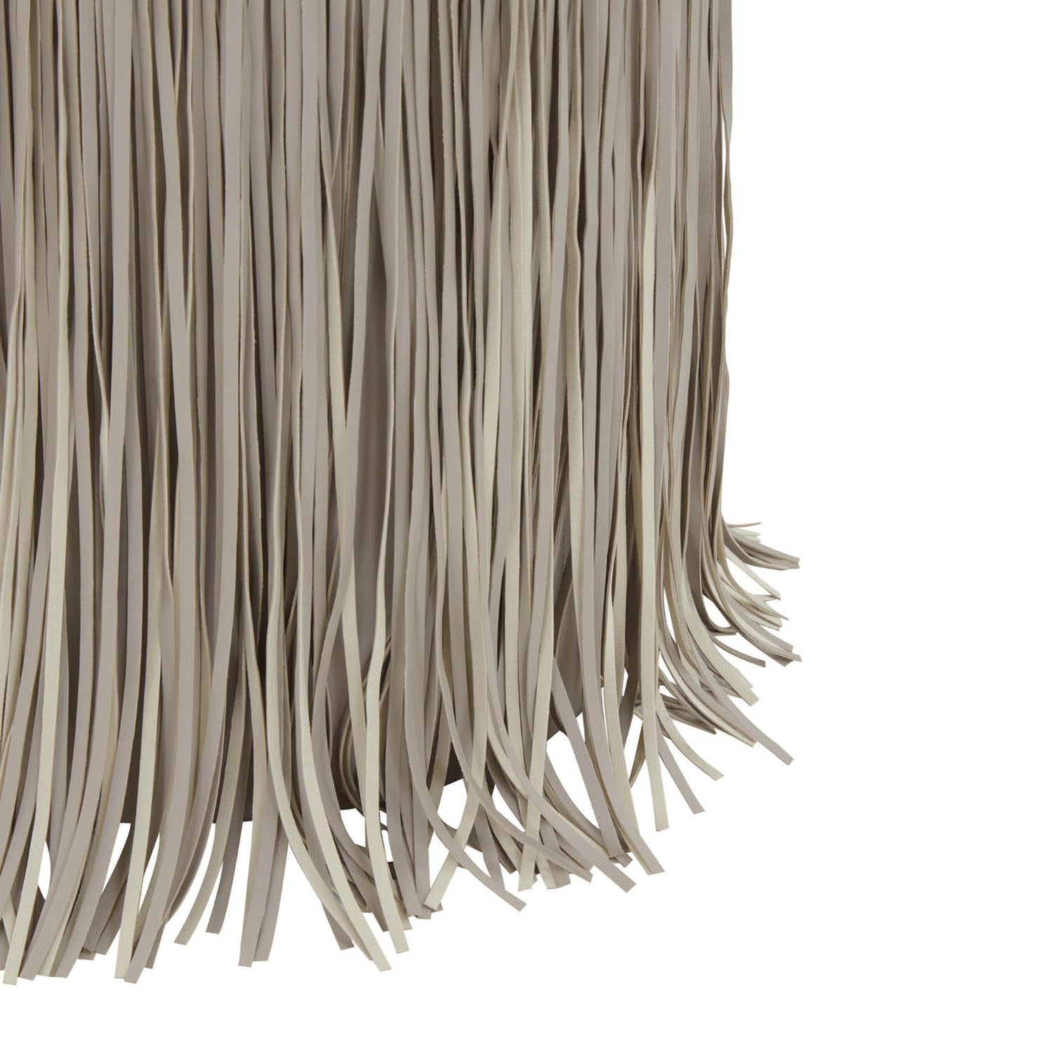 TOV Furniture Shag Me Performance Vegan Leather Ottoman