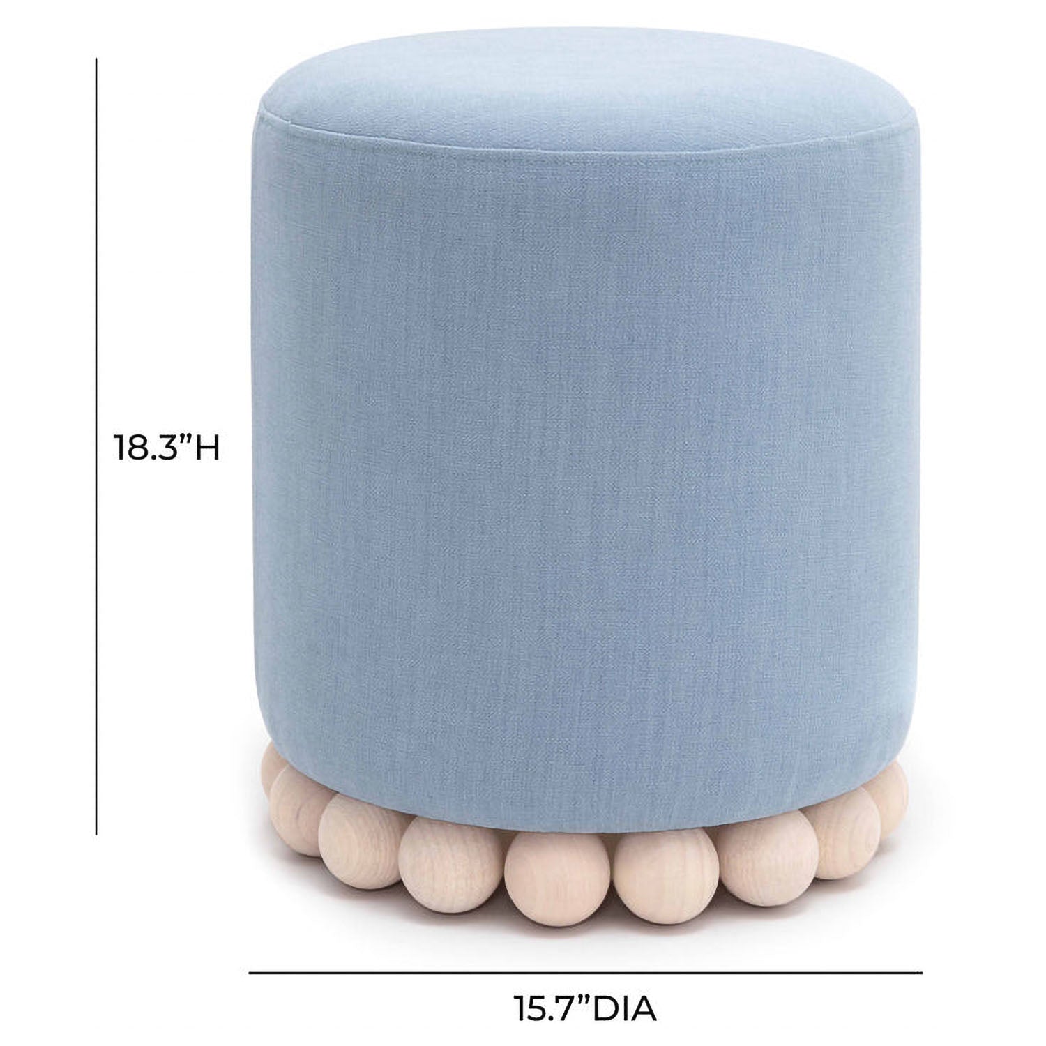 TOV Furniture Dex Ottoman