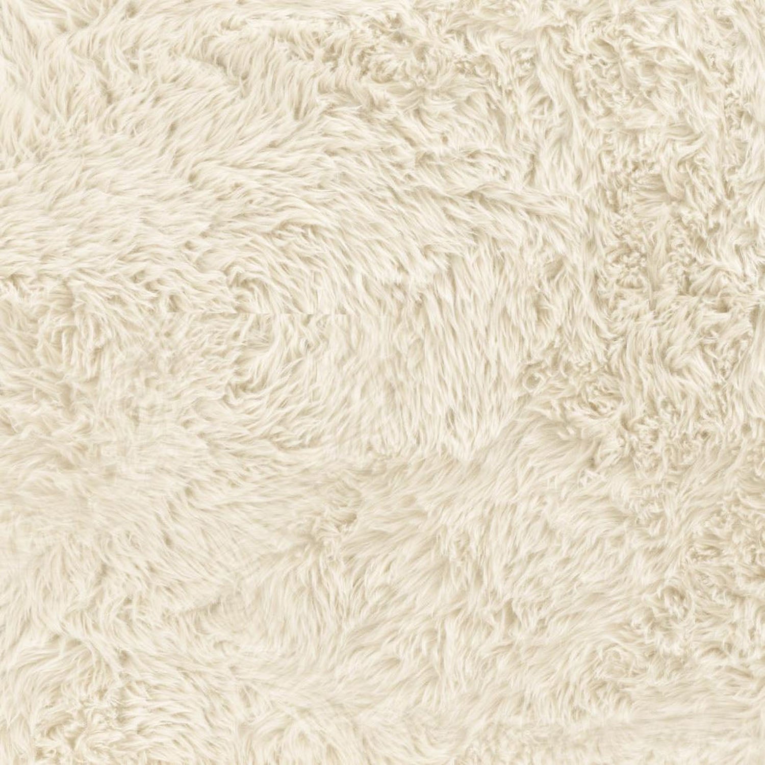 TOV Furniture Ollie Straight Vegan Shearling Bench