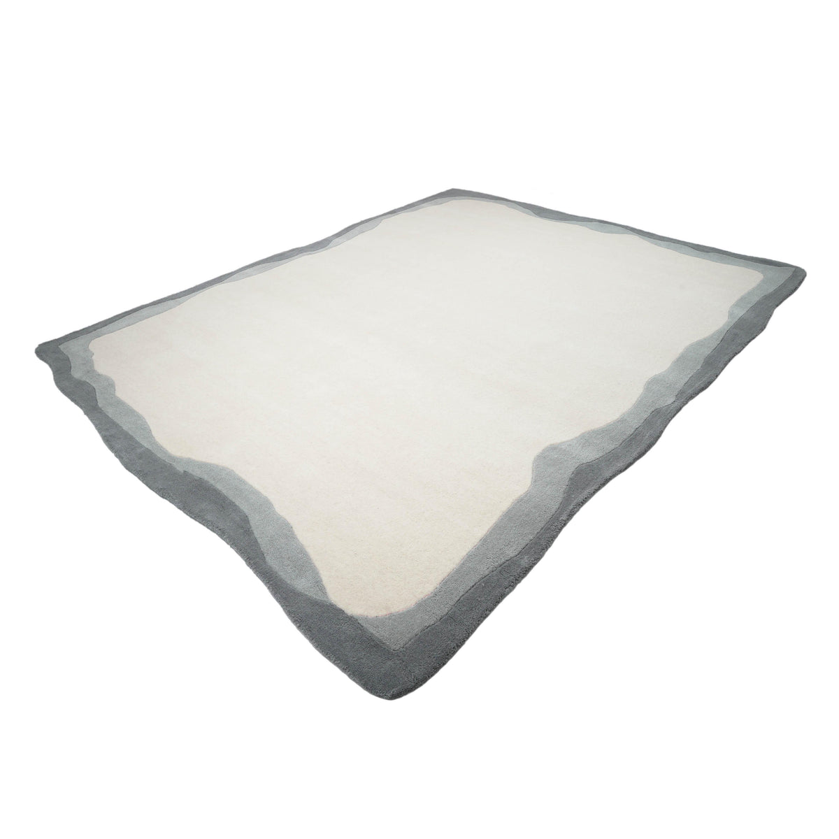 TOV Furniture Tarba Gray Rectangular Floor Rug