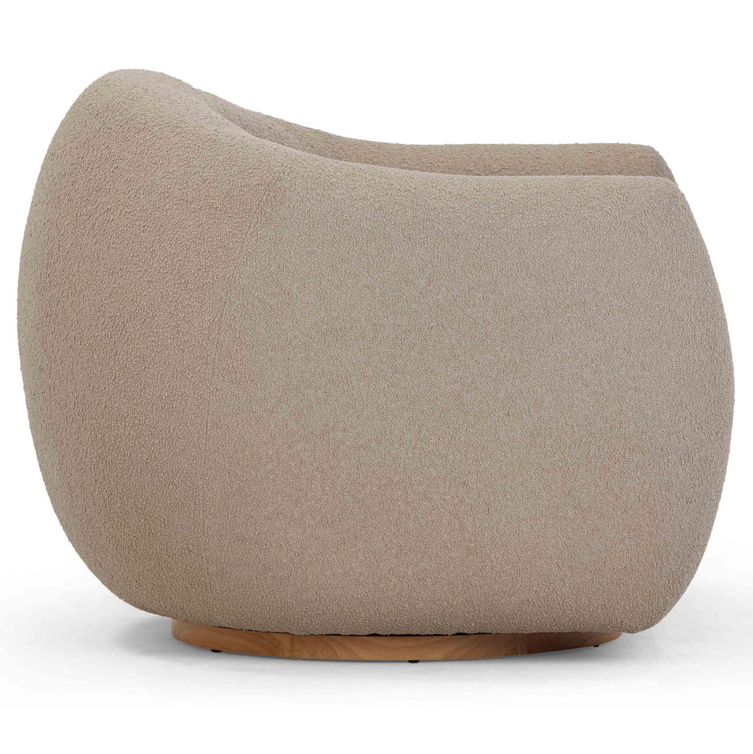 TOV Furniture Judy Boucle Swivel Chair
