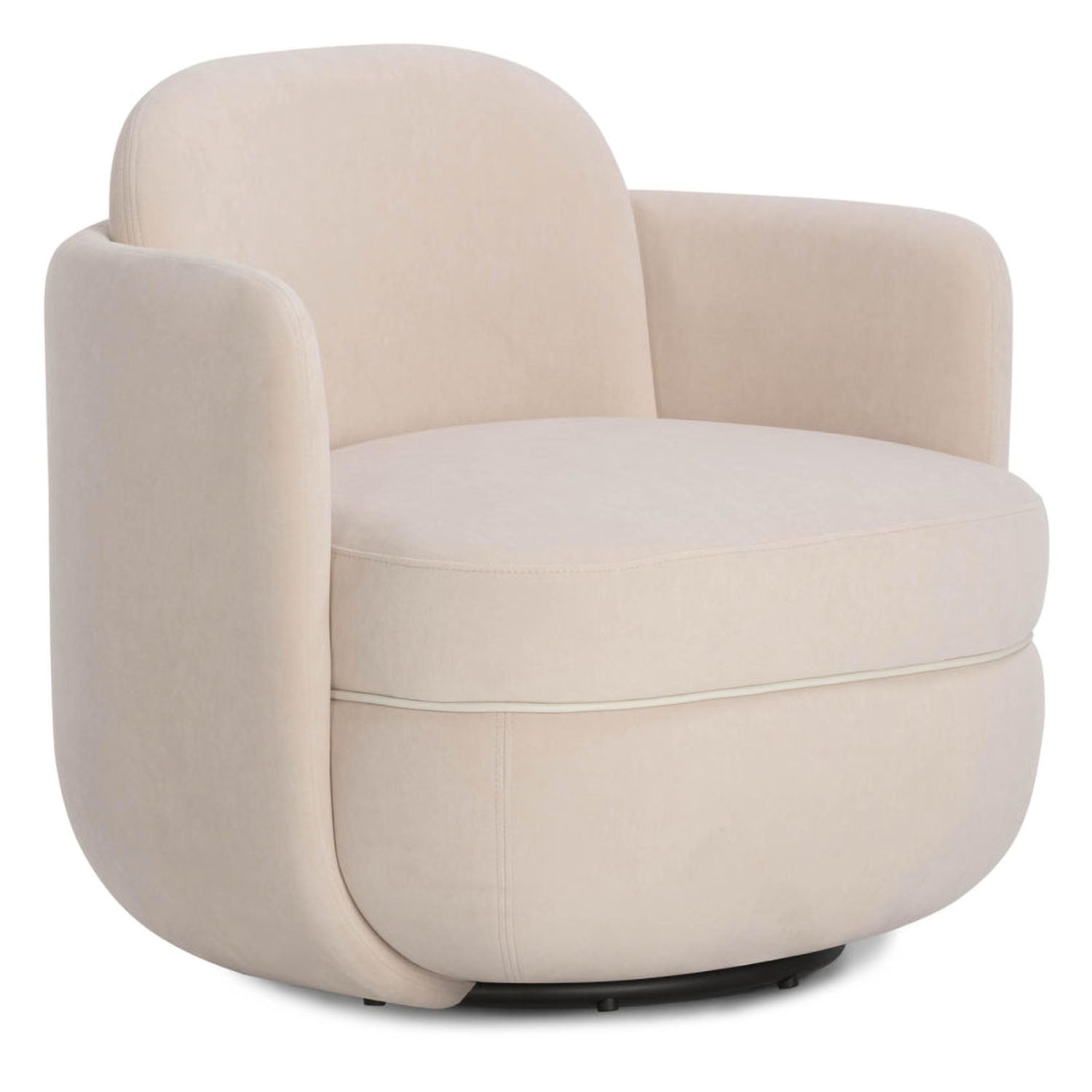 TOV Furniture Wolfie Velvet Swivel Chair