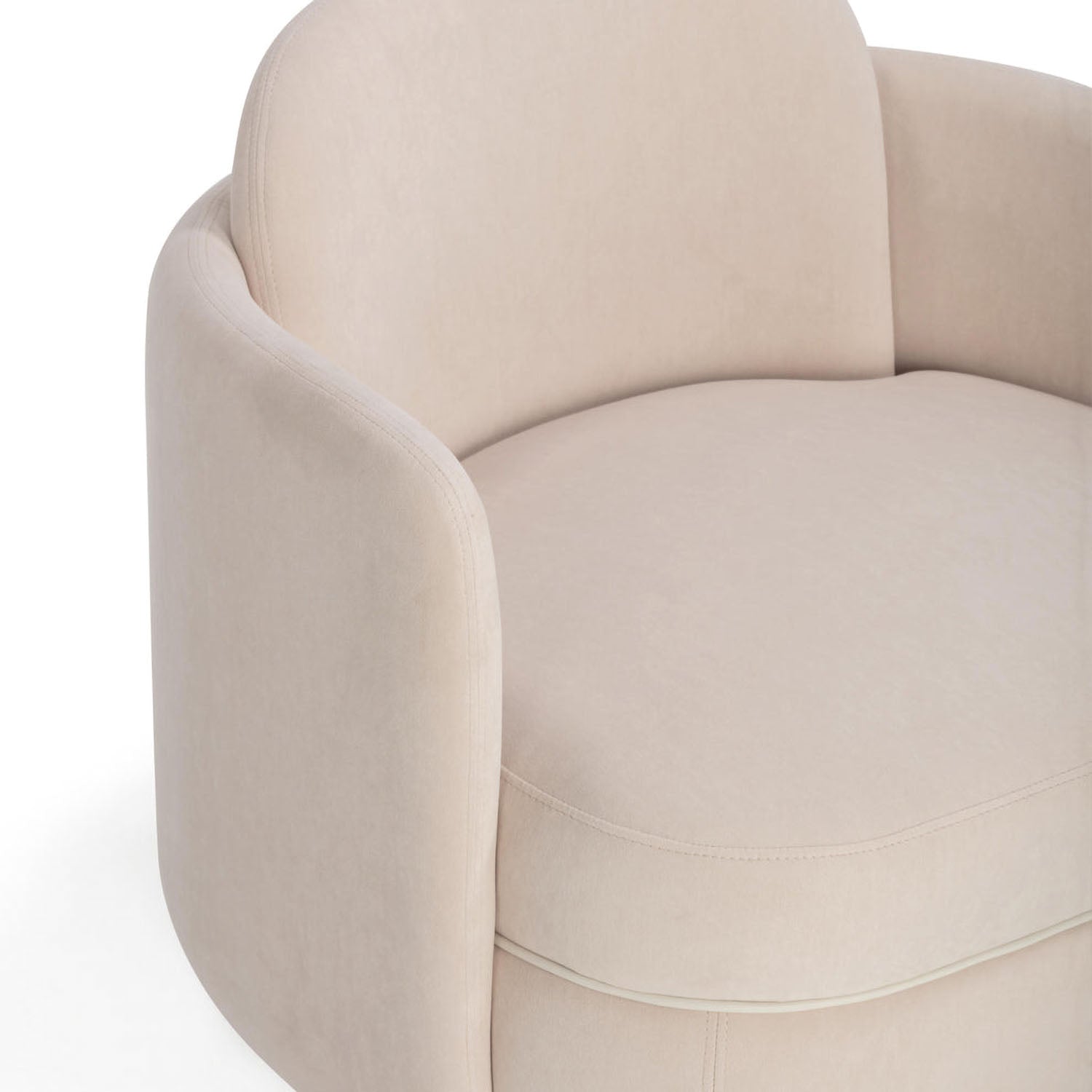 TOV Furniture Wolfie Velvet Swivel Chair