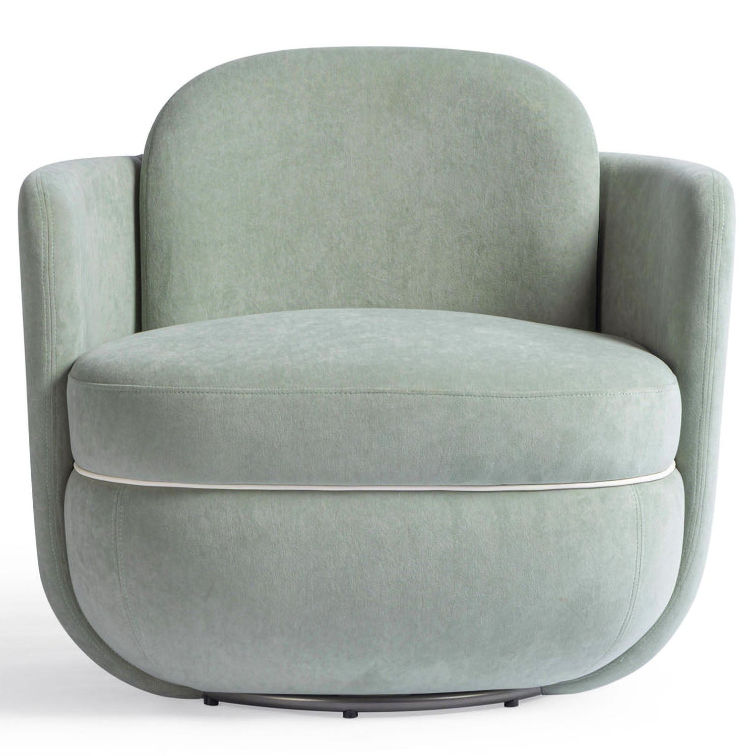 TOV Furniture Wolfie Velvet Swivel Chair