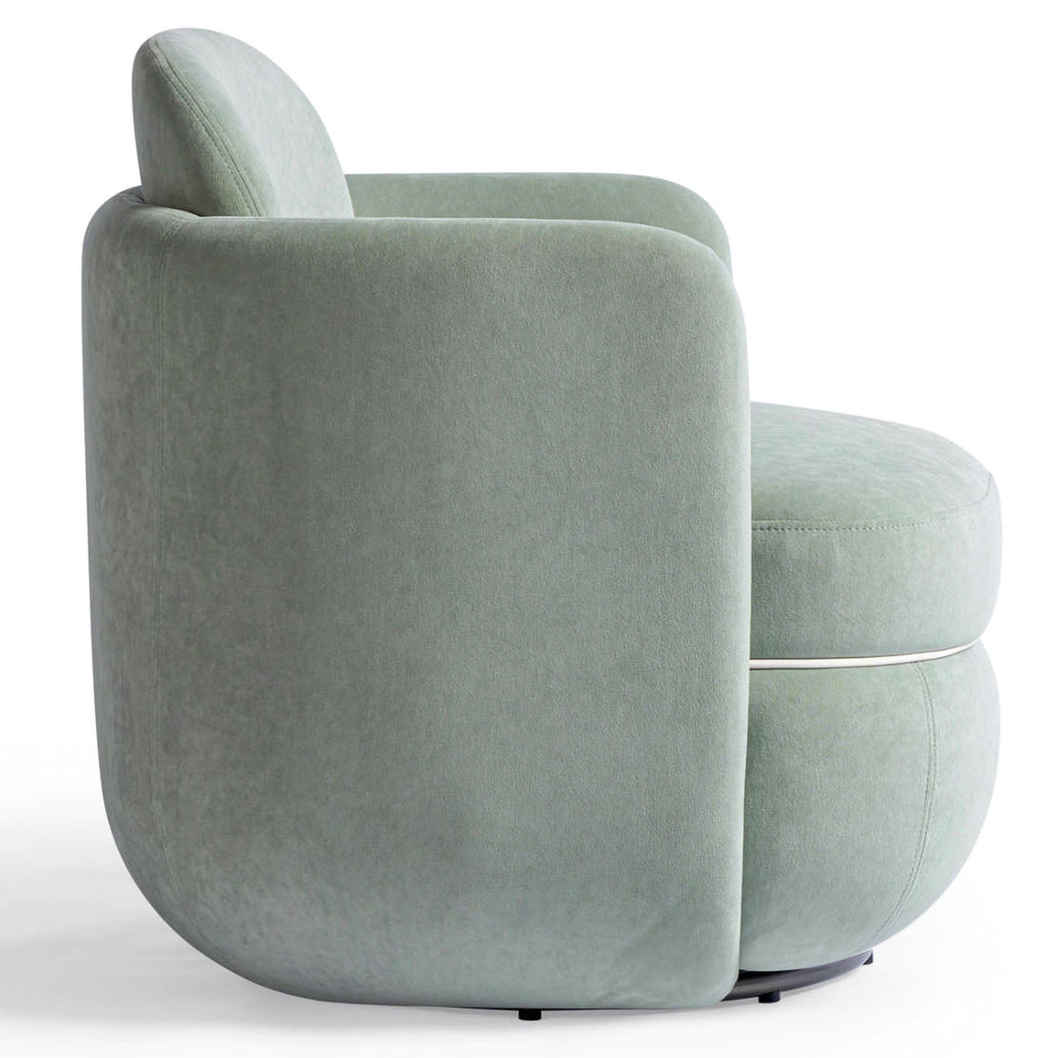TOV Furniture Wolfie Velvet Swivel Chair