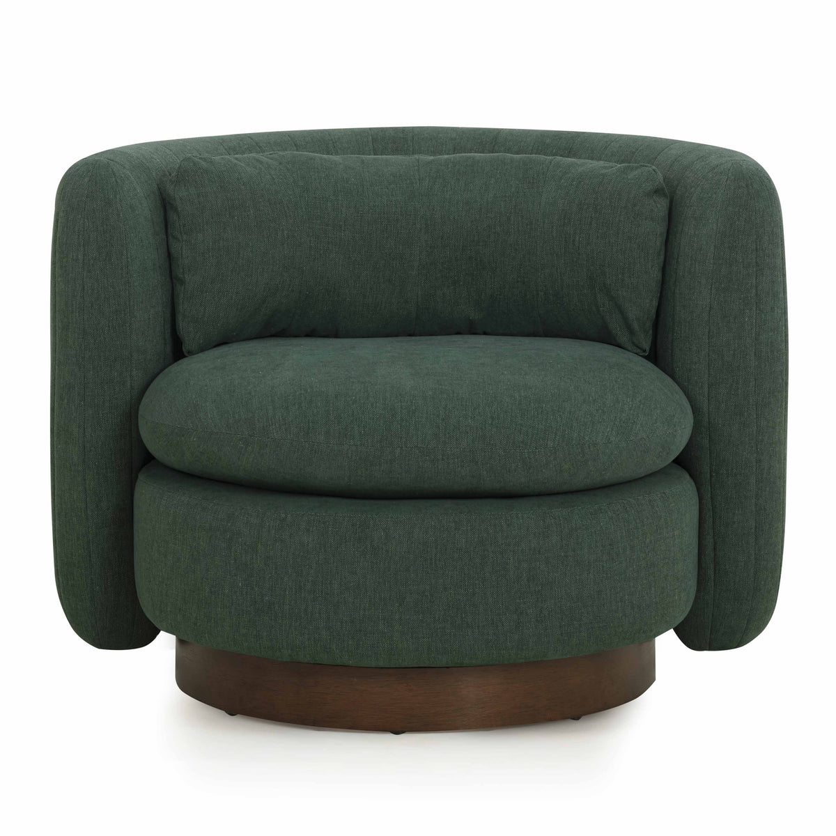 TOV Furniture Nura Green Chenille Swivel Chair