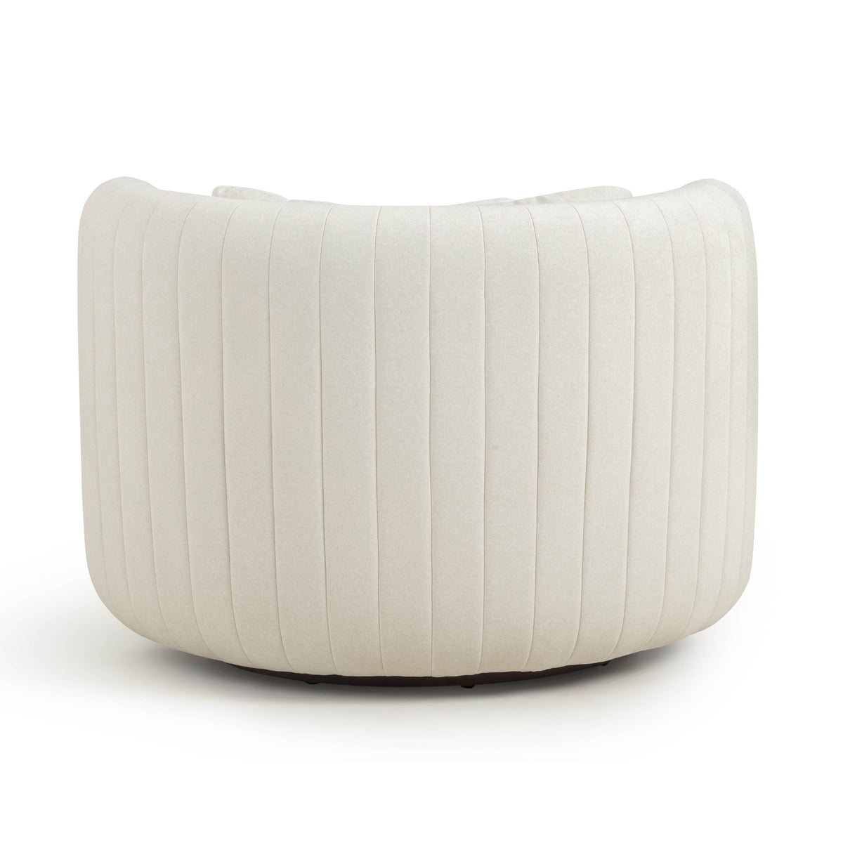 TOV Furniture Nura Cream Performance Vegan Mohair Swivel Chair