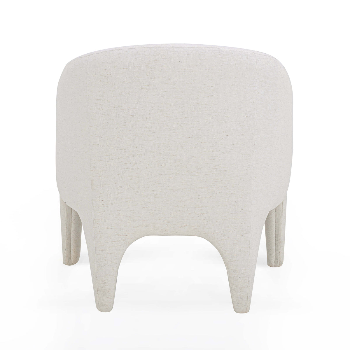 TOV Furniture Kris Cream Chenille Accent Chair