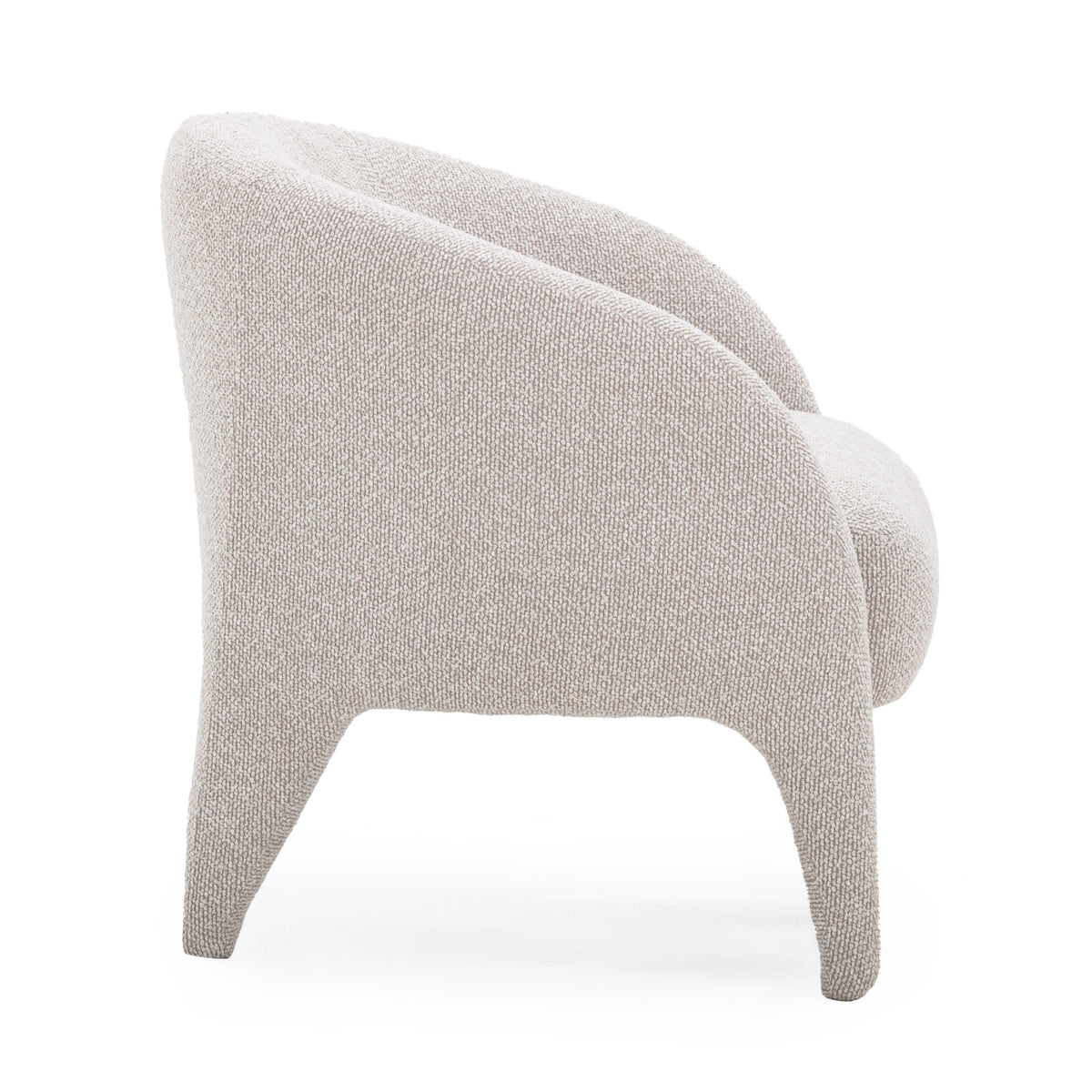 TOV Furniture Kris Warm Grey Performance Boucle Accent Chair