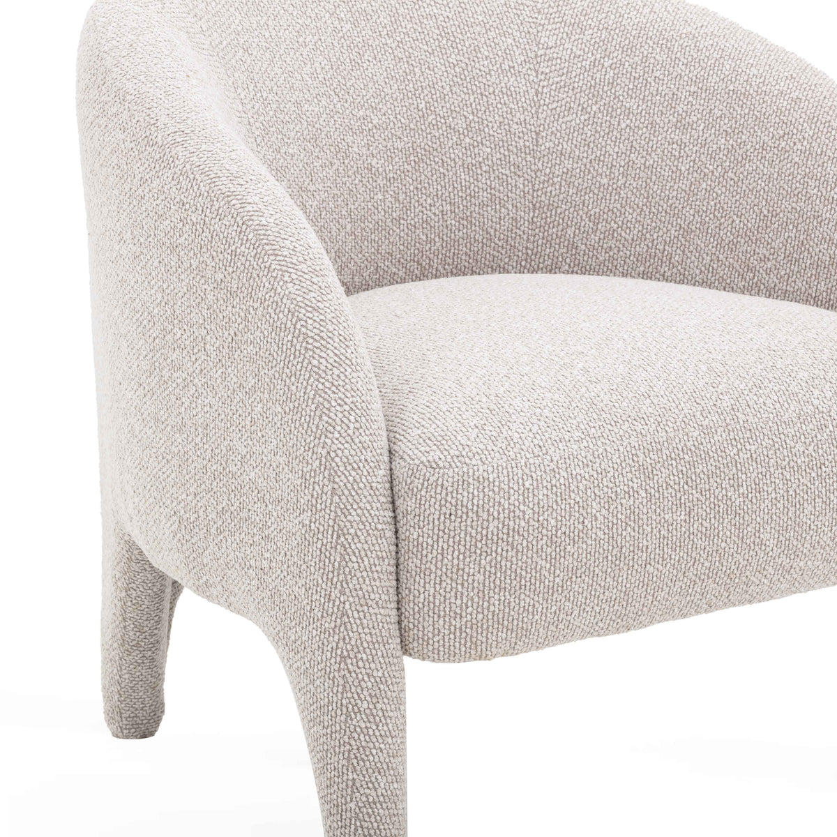 TOV Furniture Kris Warm Grey Performance Boucle Accent Chair