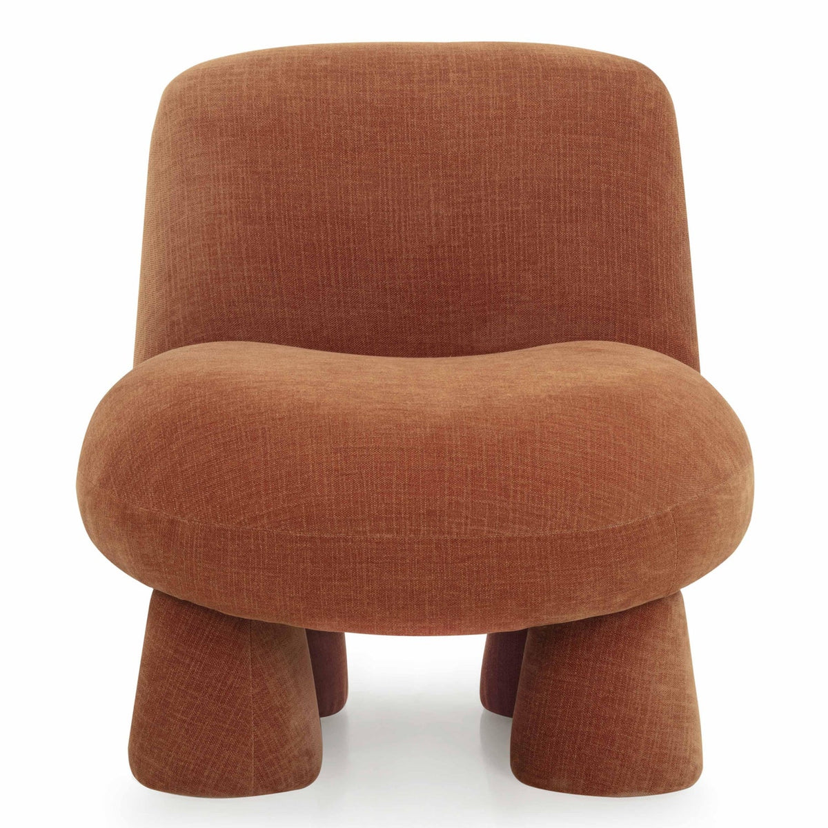 TOV Furniture Stomp Rust Upcycled Performance Chenille Accent Chair