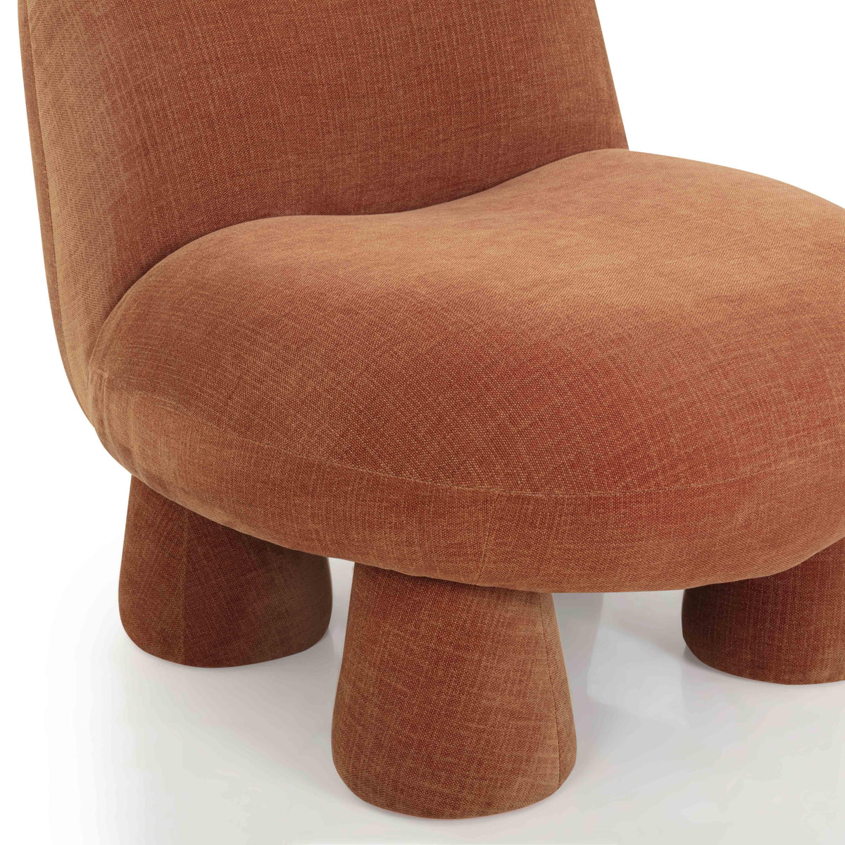 TOV Furniture Stomp Rust Upcycled Performance Chenille Accent Chair