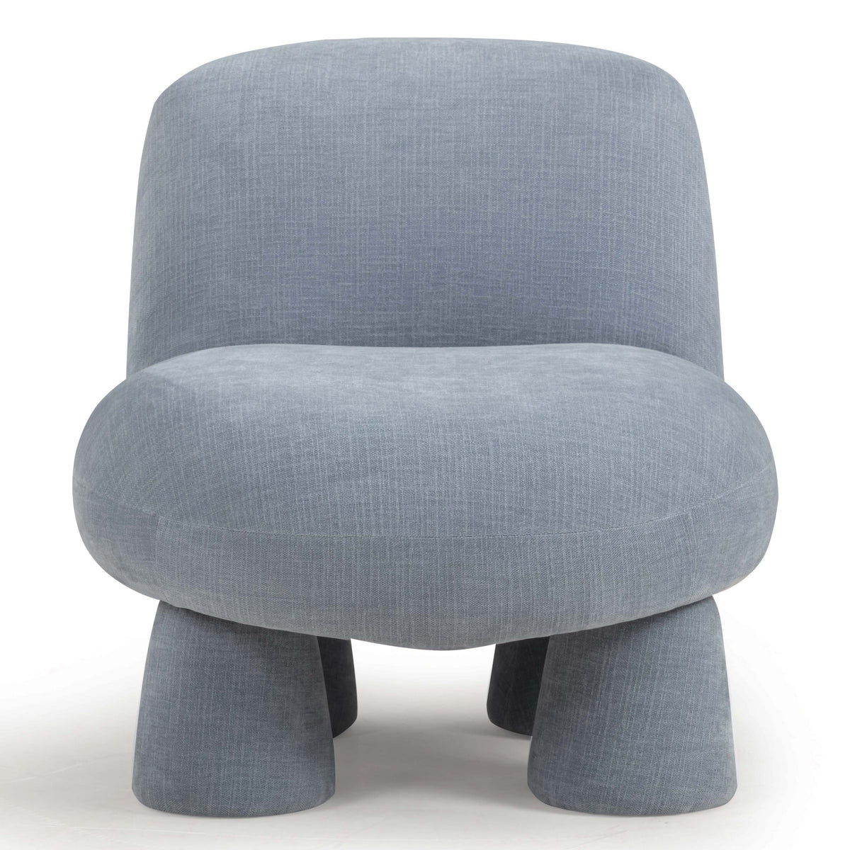 TOV Furniture Stomp Blue Upcycled Performance Chenille Accent Chair