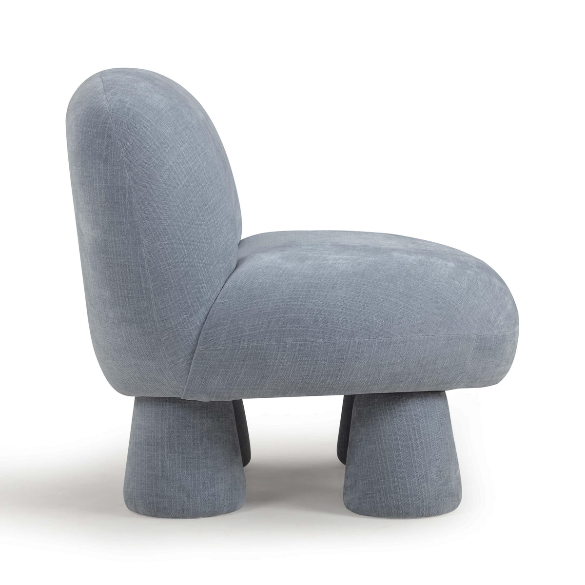 TOV Furniture Stomp Blue Upcycled Performance Chenille Accent Chair