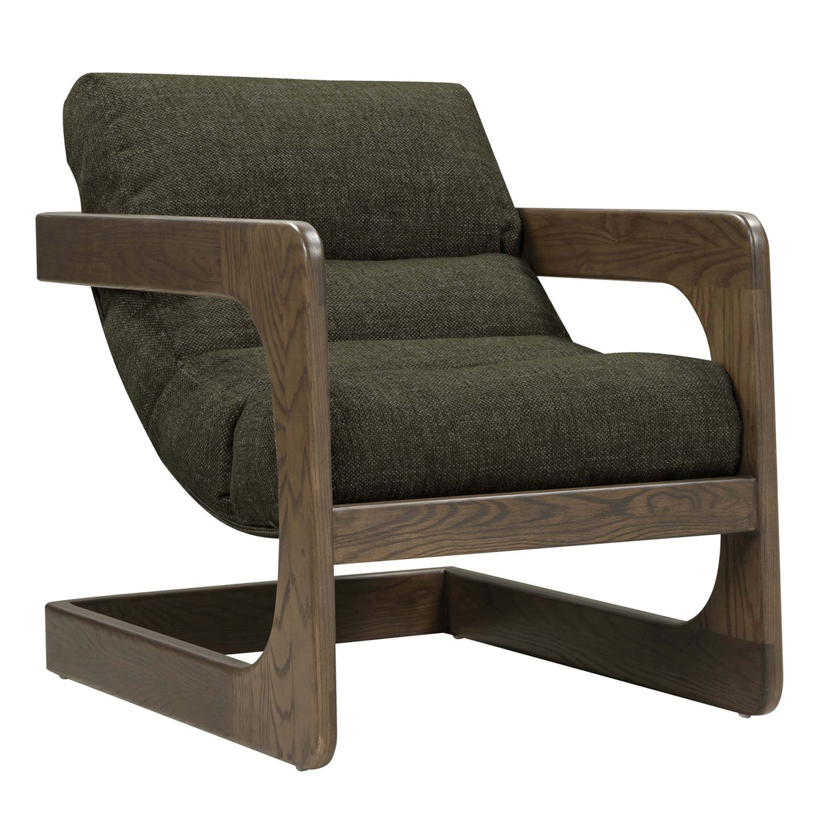 TOV Furniture Palma Accent Chair in forest green fabric, primary product view