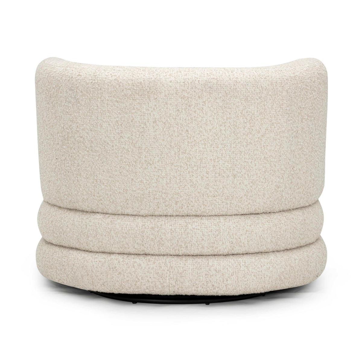 TOV Furniture Astor Cream Performance Boucle Swivel Lounge Chair