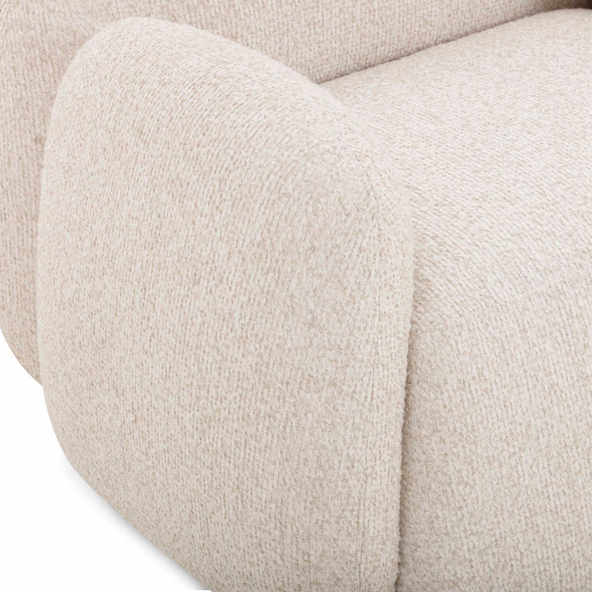 TOV Furniture Marius Cream Boucle Accent Chair