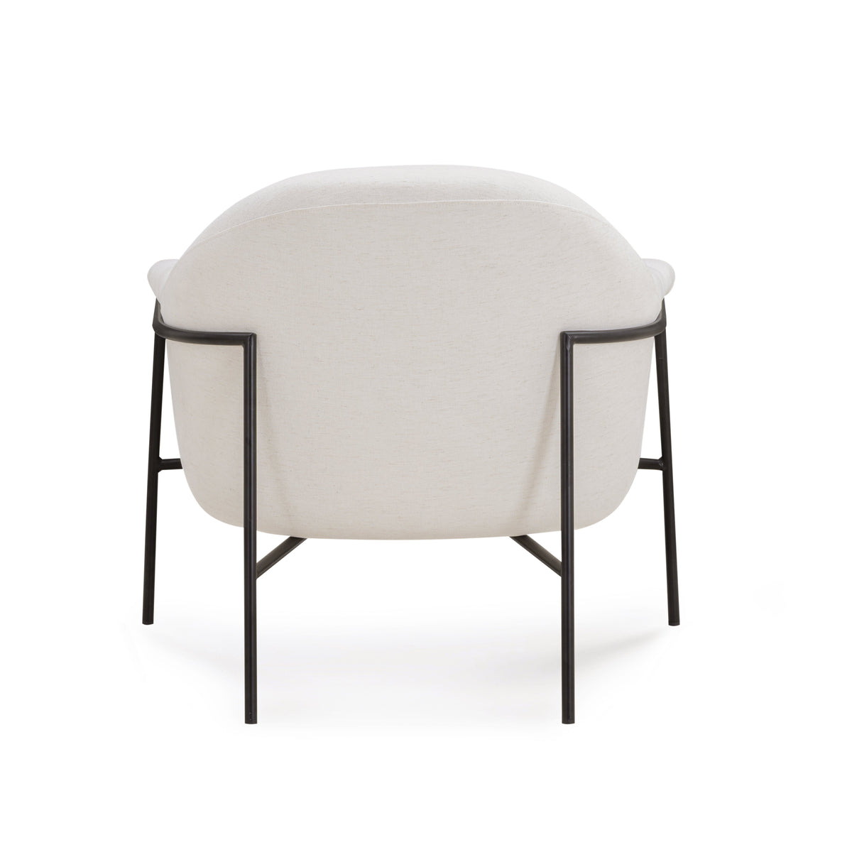 TOV Furniture Lua Cream Performance Chenille Accent Chair