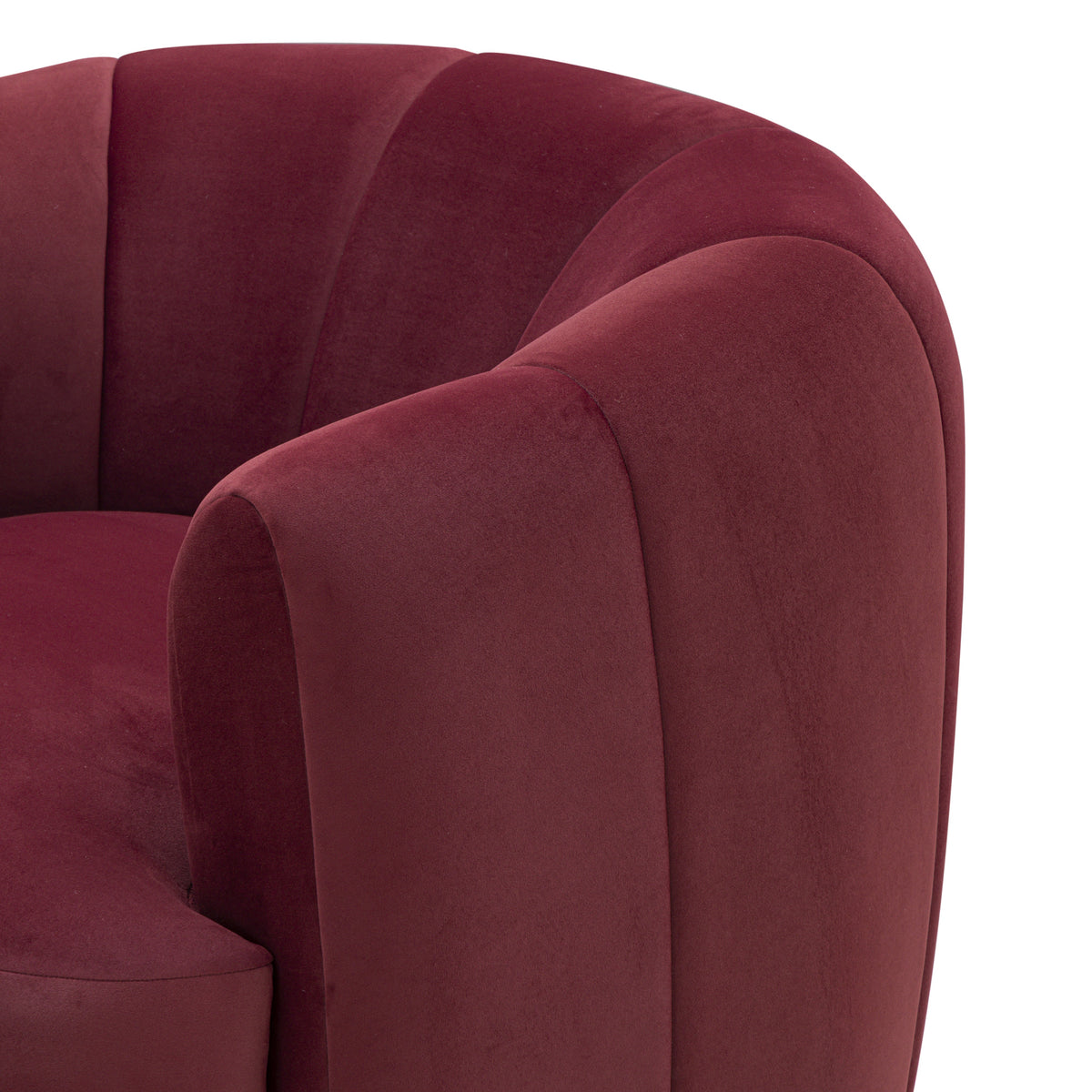 TOV Furniture Jasmine Berry Performance Velvet Swivel Chair