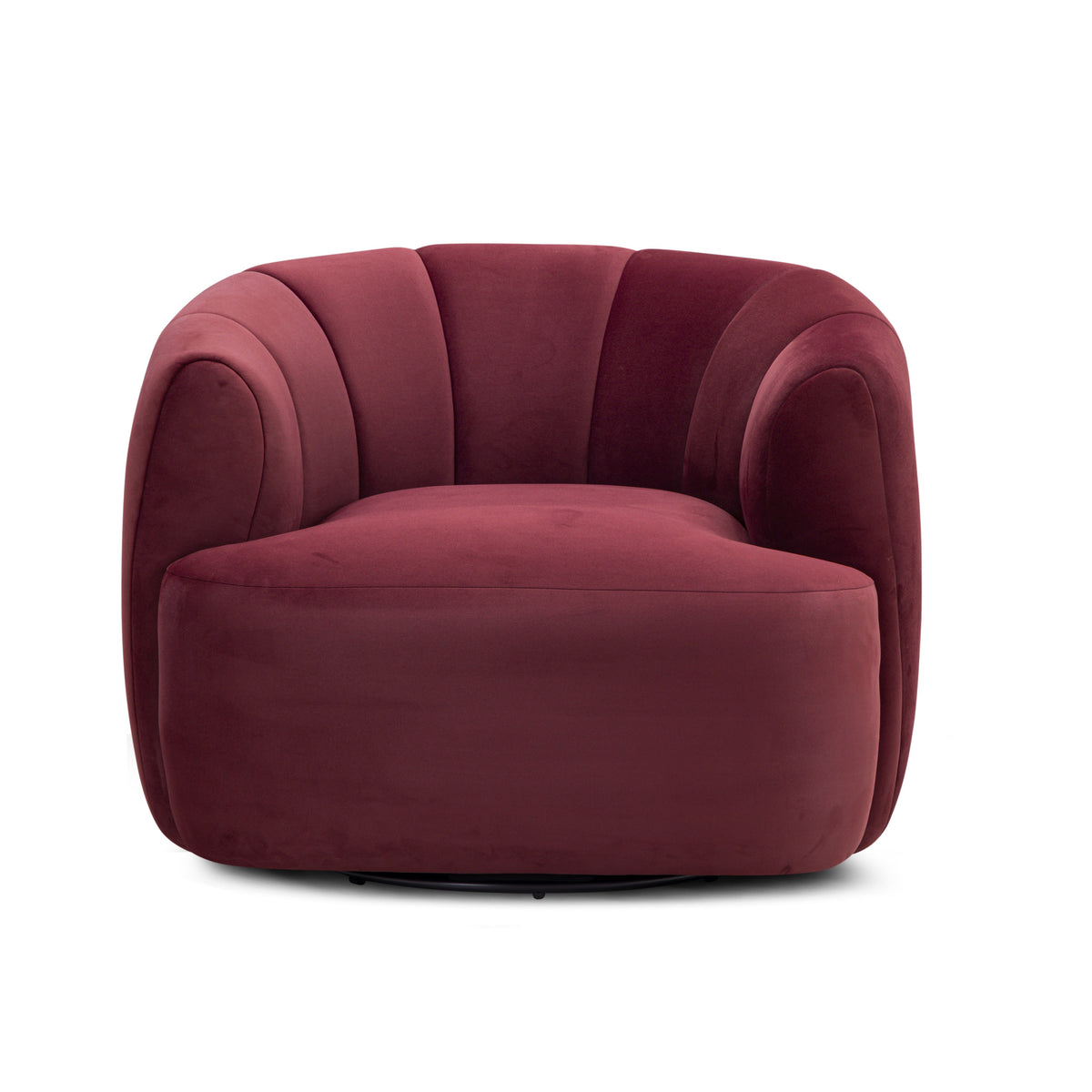 TOV Furniture Jasmine Berry Performance Velvet Swivel Chair