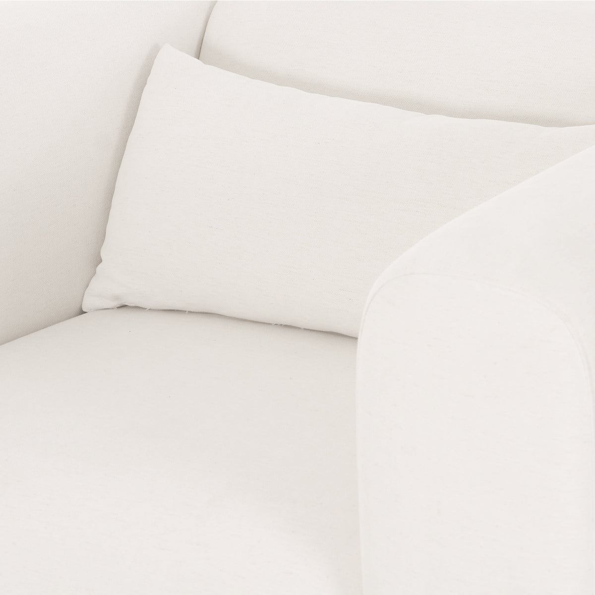 TOV Furniture Tarra Cream Performance Chenille Accent Chair