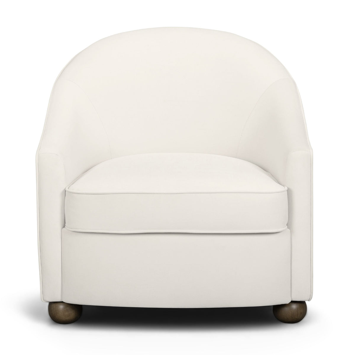 TOV Furniture Cettie Cream Performance Velvet Accent Chair