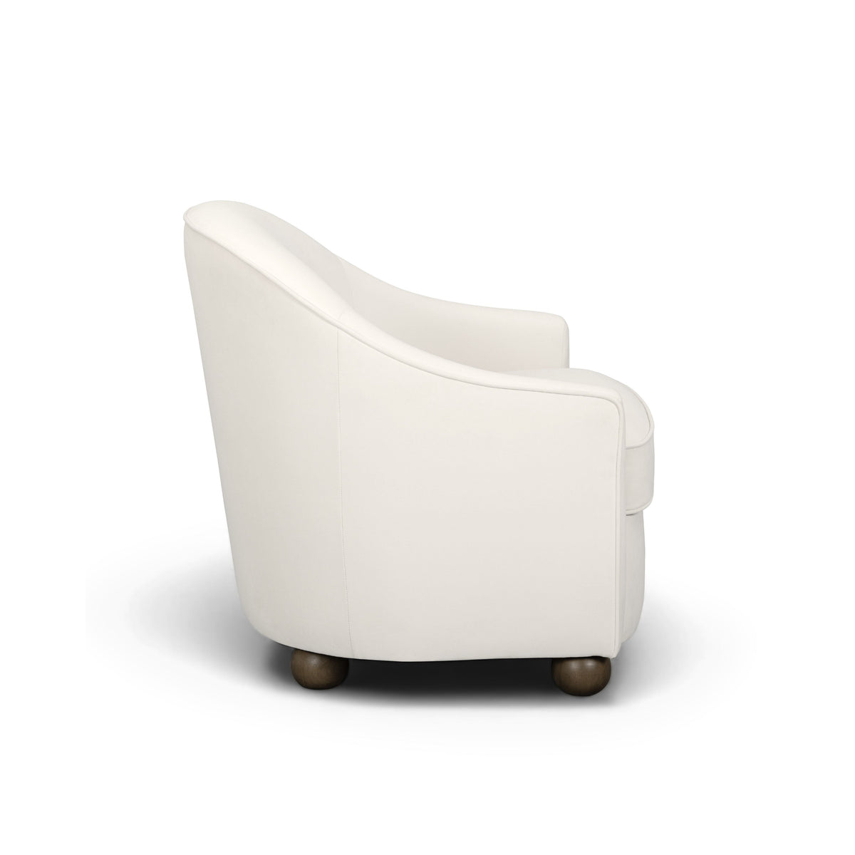 TOV Furniture Cettie Cream Performance Velvet Accent Chair