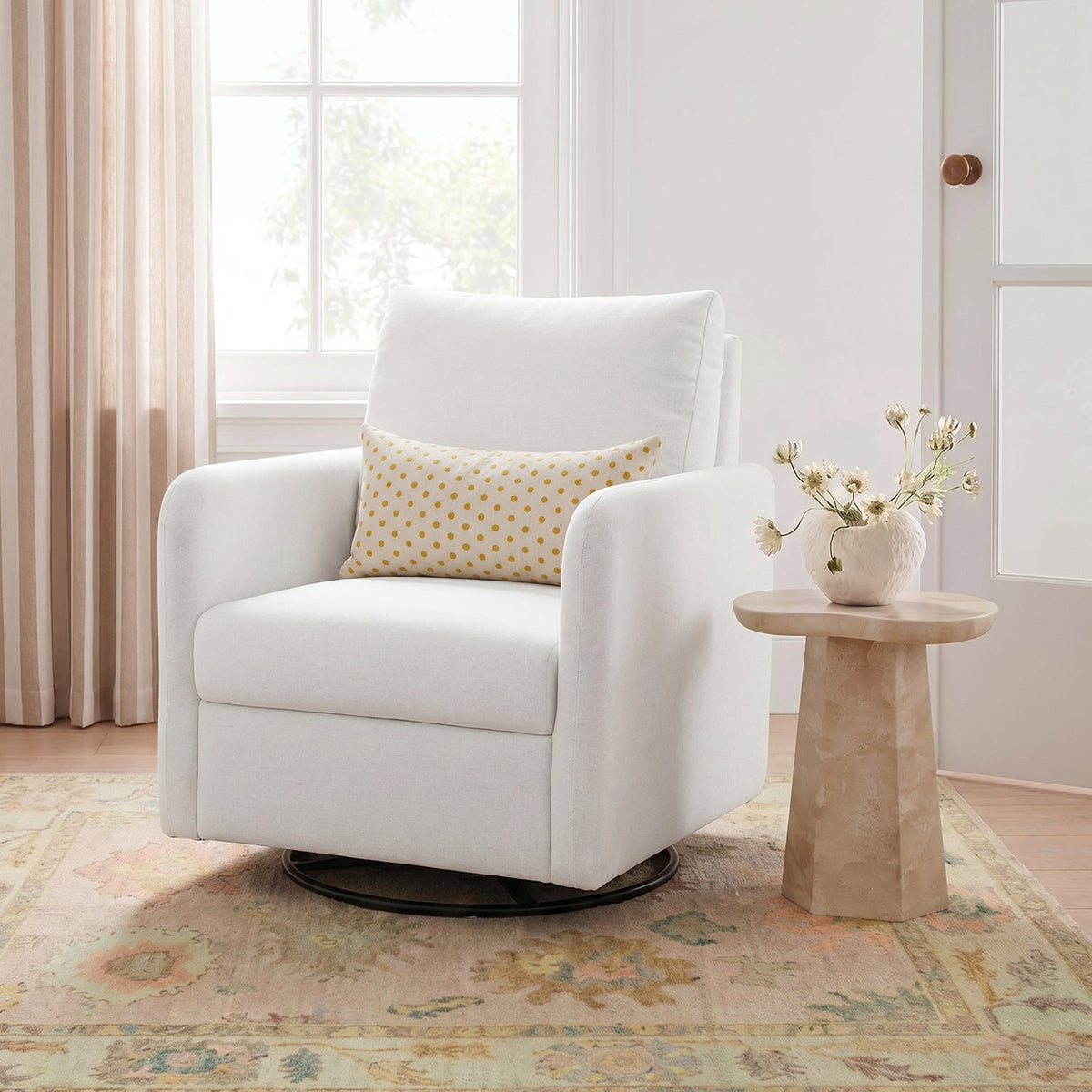TOV Furniture Nancy Gray Nursing Chair