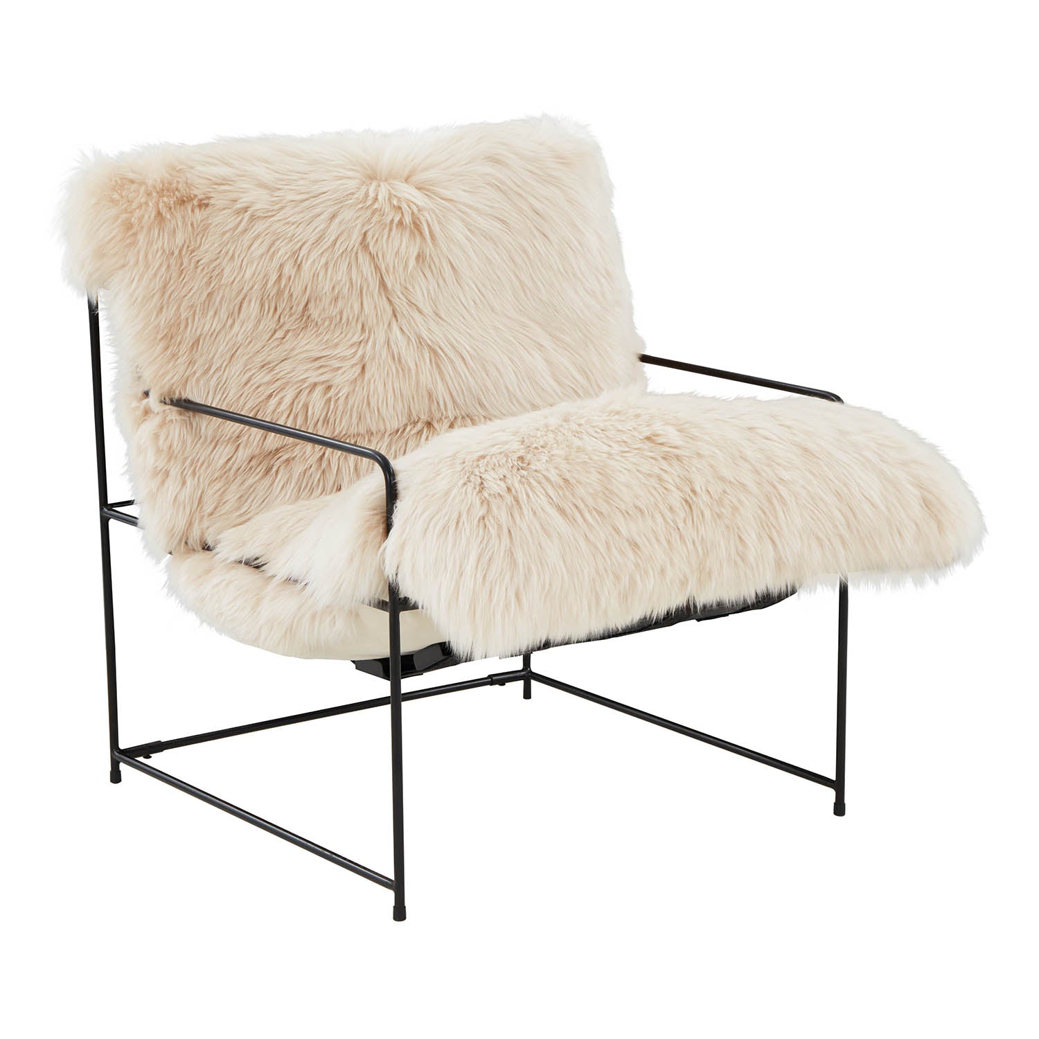TOV Furniture Kimi Genuine Sheepskin Chair